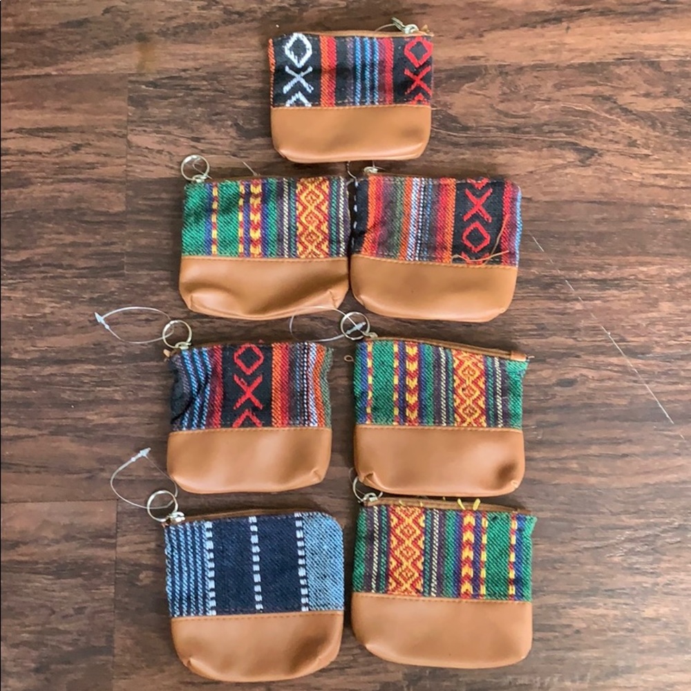 Colorful coin purses